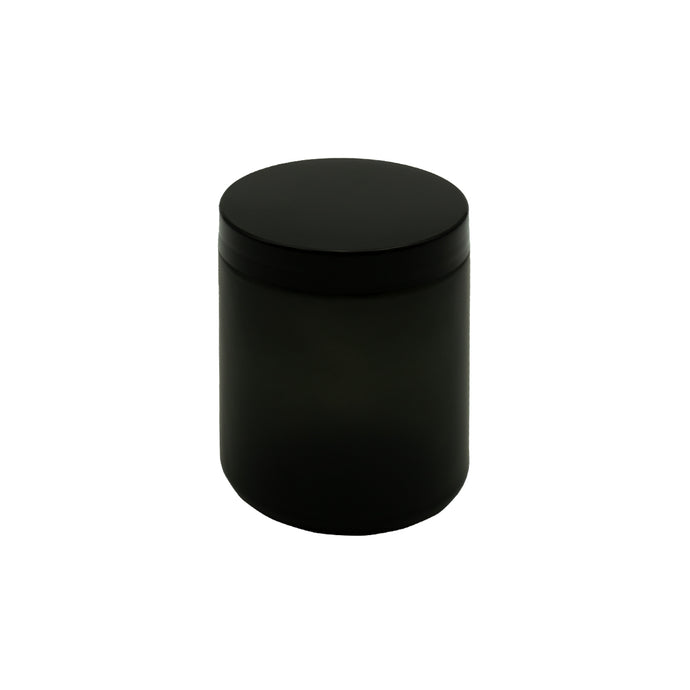 Candle Jar  - Ocher Frosted Black