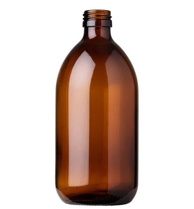 Glass Generic Bottle Amber 500 mls