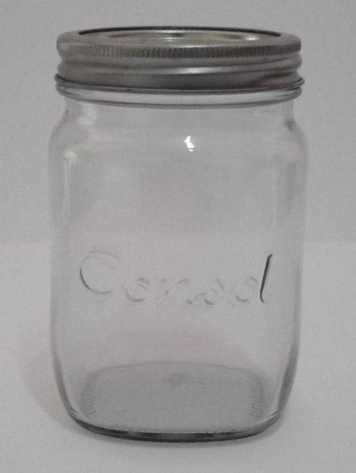 Glass Preserve Jars Dome & Ring 500 mls