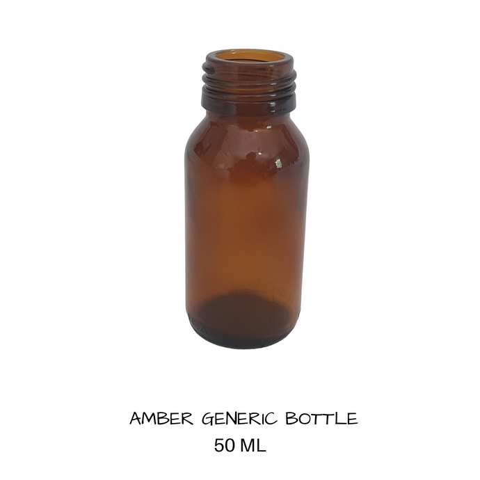 Glass Medical bottle Amber 50 ml