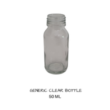 Glass Medical bottle Clear  50 ml