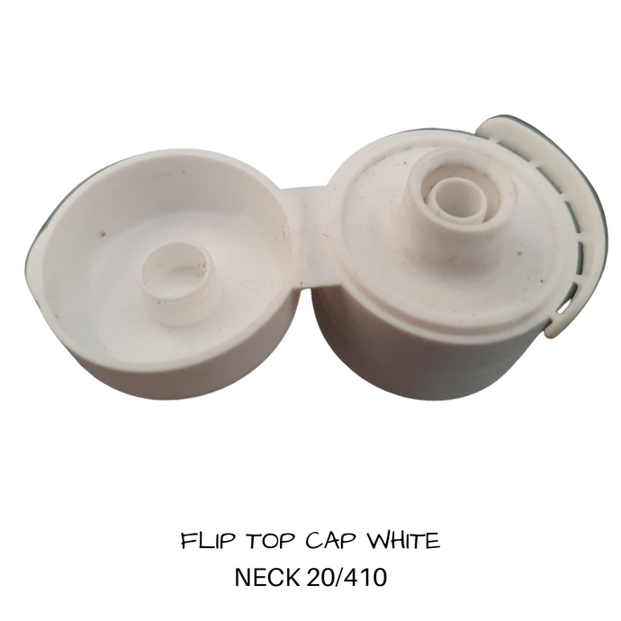 Closure    20/410  Bottle Flip Top Lids White