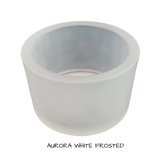 Candle Jar - Aurora Frosted White