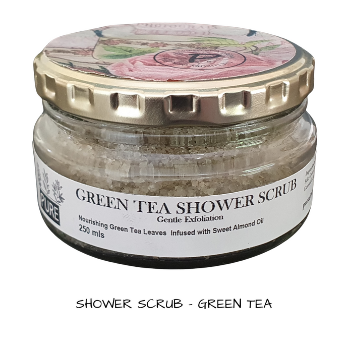 Herbal Green Tea Shower Scrub 250 mls