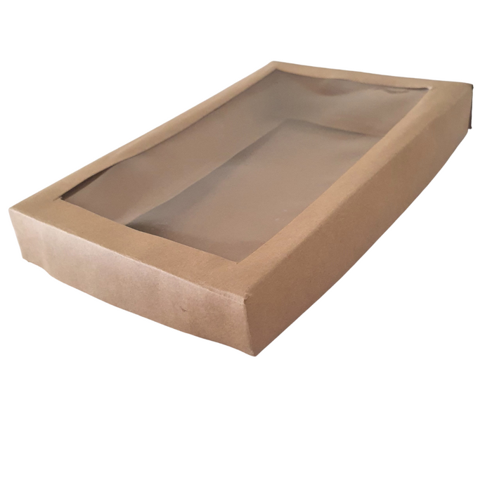 Half Penny Box Kraft 22.2cm x 14.5 cm x 3.4cm (Out The Box) LOCAL