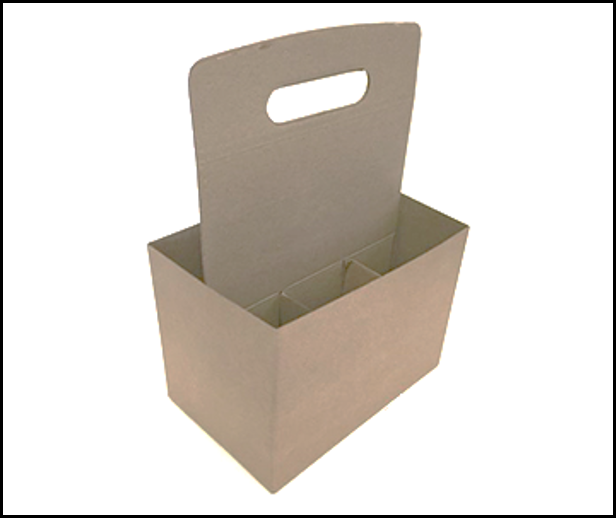 Box-6 bottle carrier 198x147x134mm