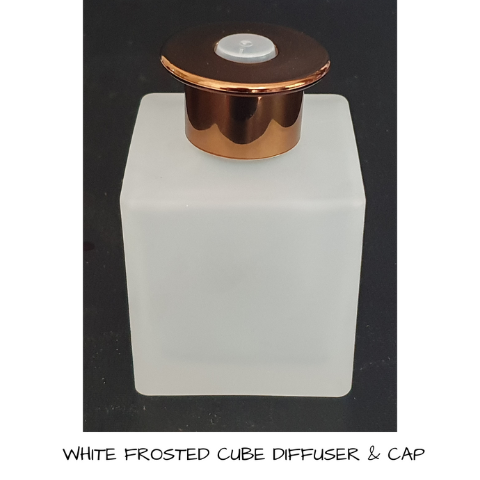 Diffuser bottle - Cube frosted White