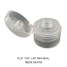 Closure   24/410 Bottle Flip Top Lids Clear