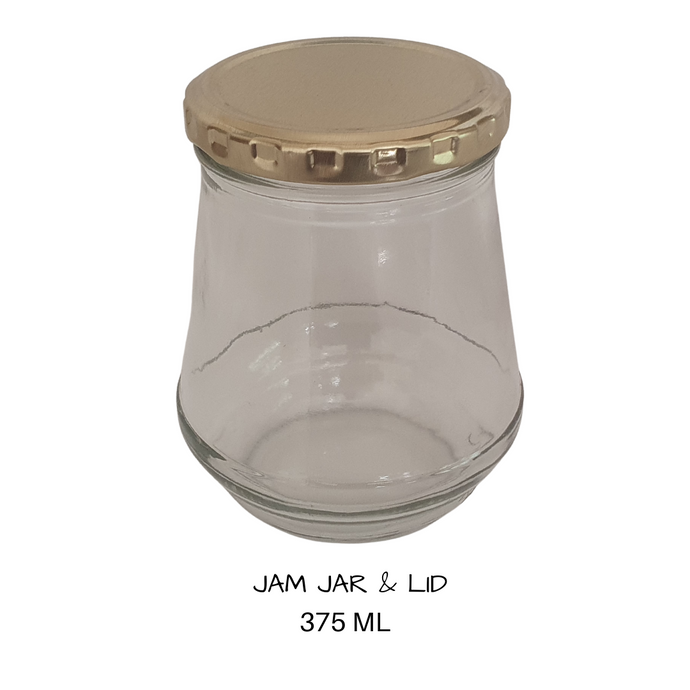 Glass Jam Jar 375 mls