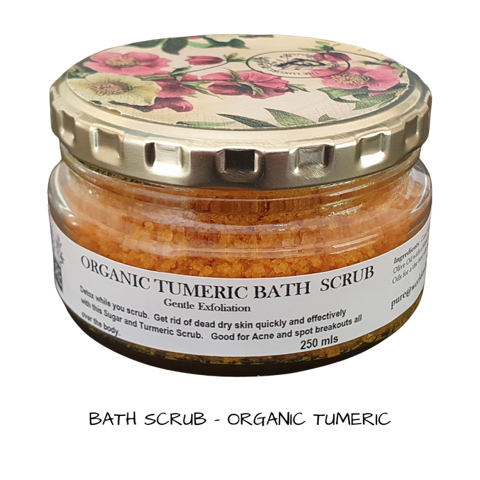 Herbal Organic Tumeric Bath Scrub 250 mls