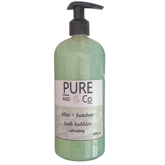 Herbal - Mint + Bamboo Bath Bubbles