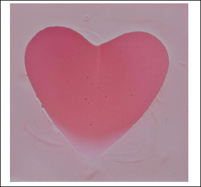 Soap Mould Silicone - Large Heart 135 grm