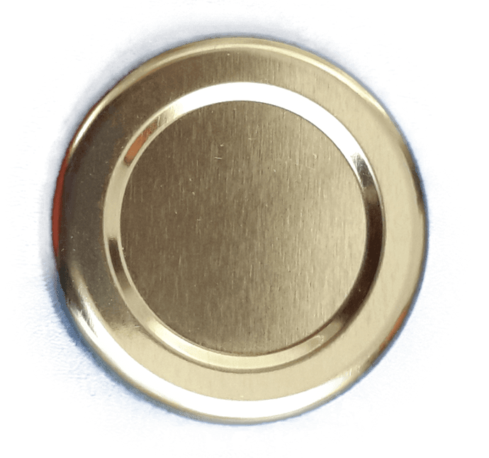 Closure    Glass Jars Screw  Lid 4cm Gold