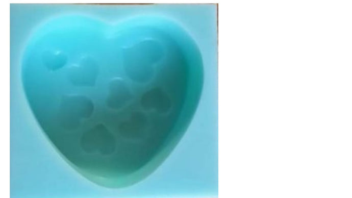 Soap Mould  Heart in Heart 001250