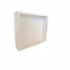 White Square Box With PVC lid