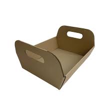 Kraft Hamper Tray With Handles